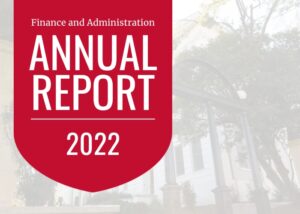 Graphic made for the UGA FANDA Office's 2022 Fiscal Year Report.