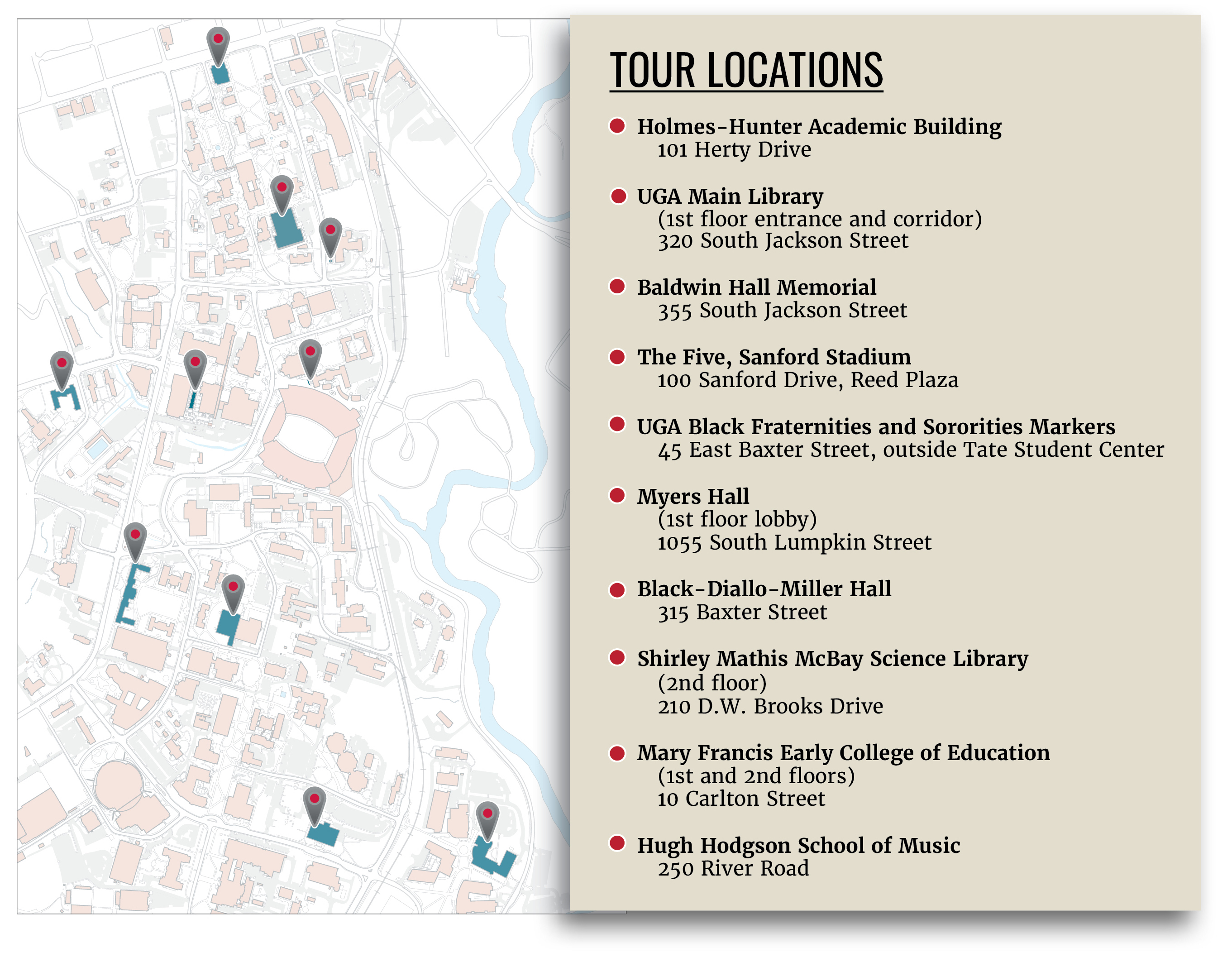 Steps Towards Diversity Tour Map